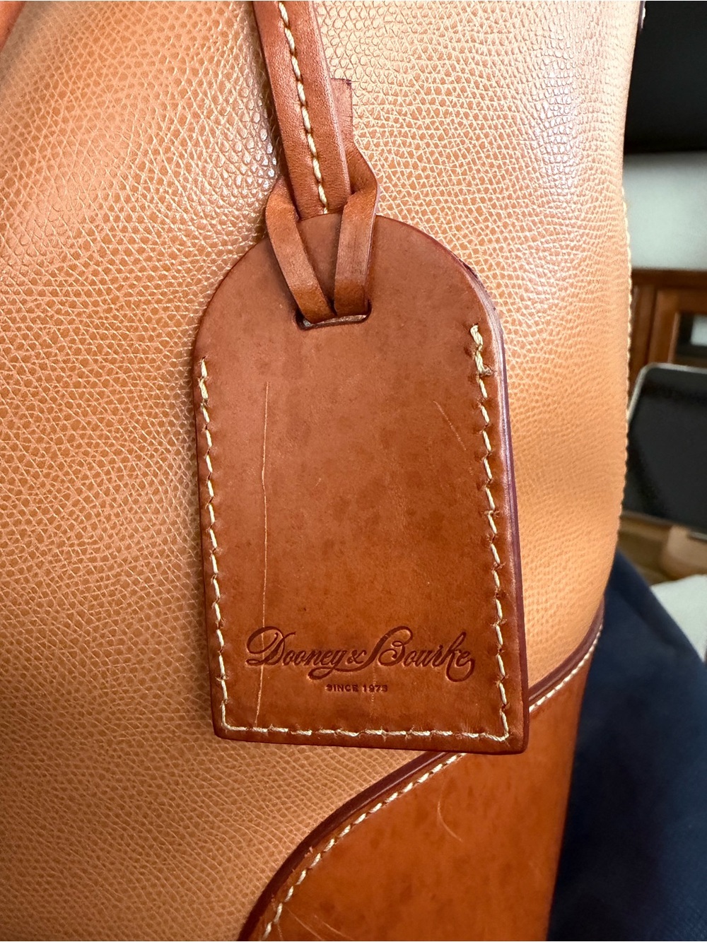 DOONEY & BOURKE | Shelby Shopper - Caramel, Smooth Textured Butterscotch Leather - Picture 7 of 8